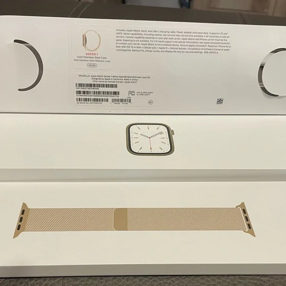 Apple Smartwatch with Silver Band